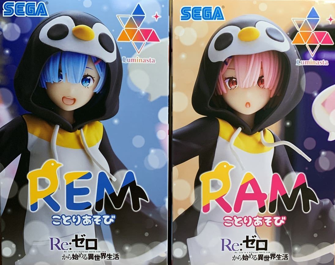 Re：ゼロから始める異世界生活 Luminasta ことりあそび レム・ラム セット