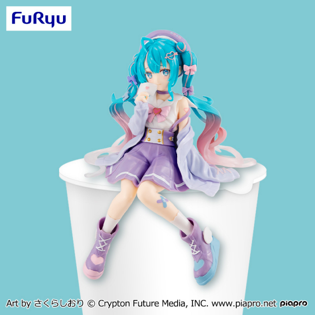 初音ミク ぬーどるストッパーフィギュア 恋するセーラー服 パープルver.