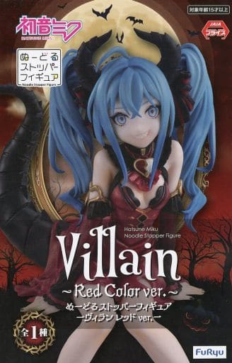 初音ミク ぬーどるストッパーフィギュア ヴィラン レッドver.
