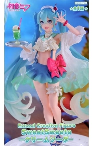初音ミク Exc∞d Creative Figure SweetSweets クリームソーダ