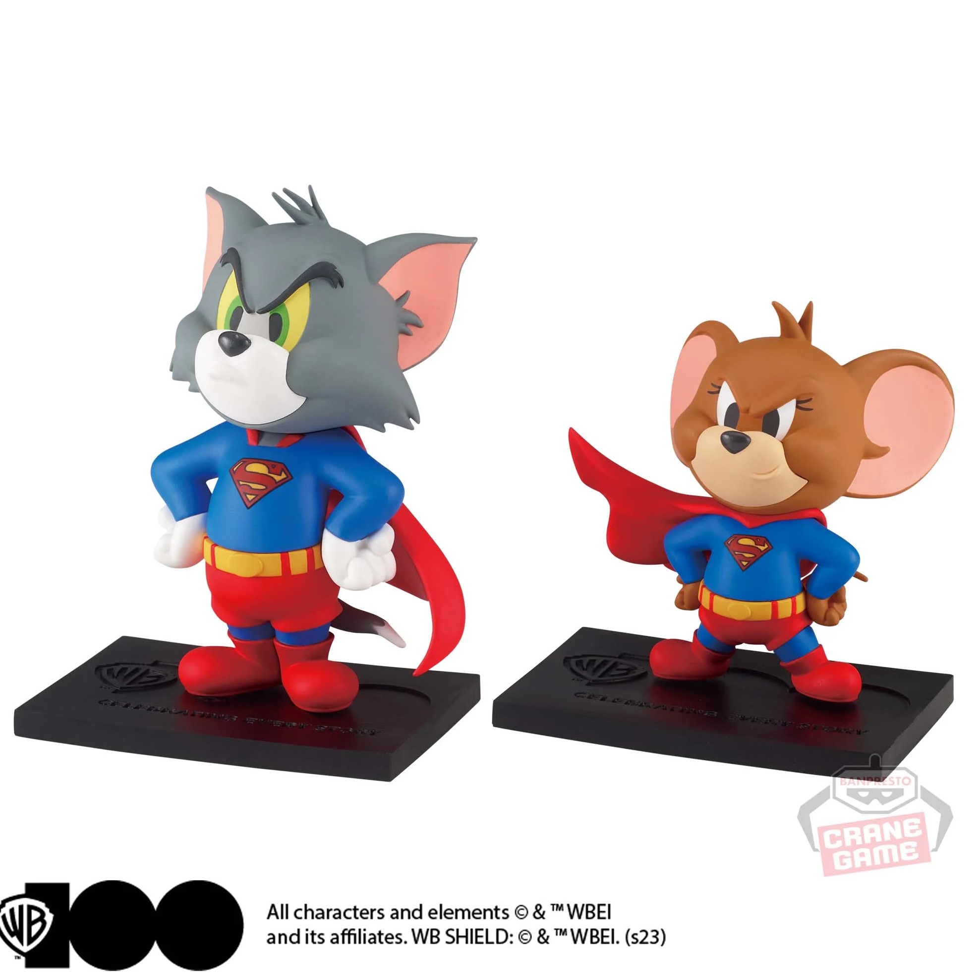 トムとジェリー フィギュアコレクション ～Tom and Jerry as SUPERMAN～WB100周年ver.