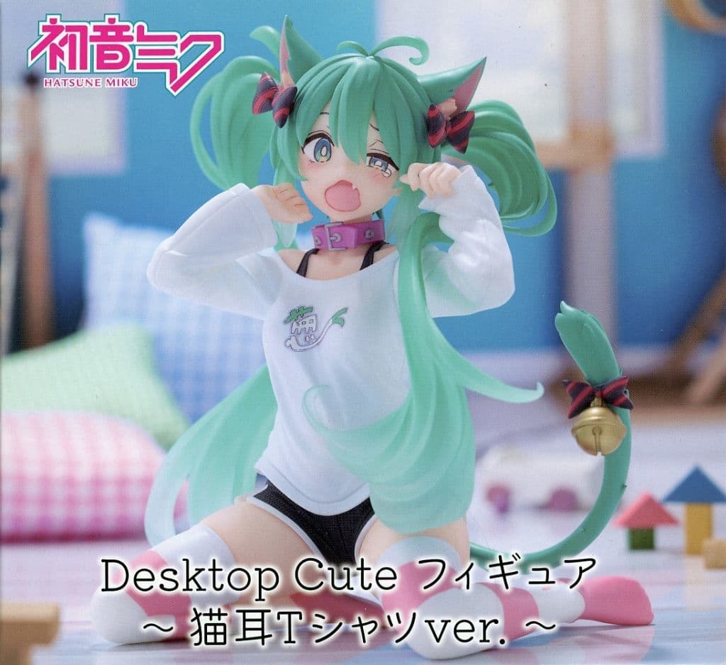 初音ミク Desktop Cute フィギュア ～猫耳Tシャツver.～