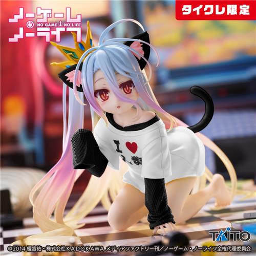 ノーゲーム・ノーライフ Desktop Cute フィギュア 白～猫耳Tシャツver.～(タイクレ限定)
