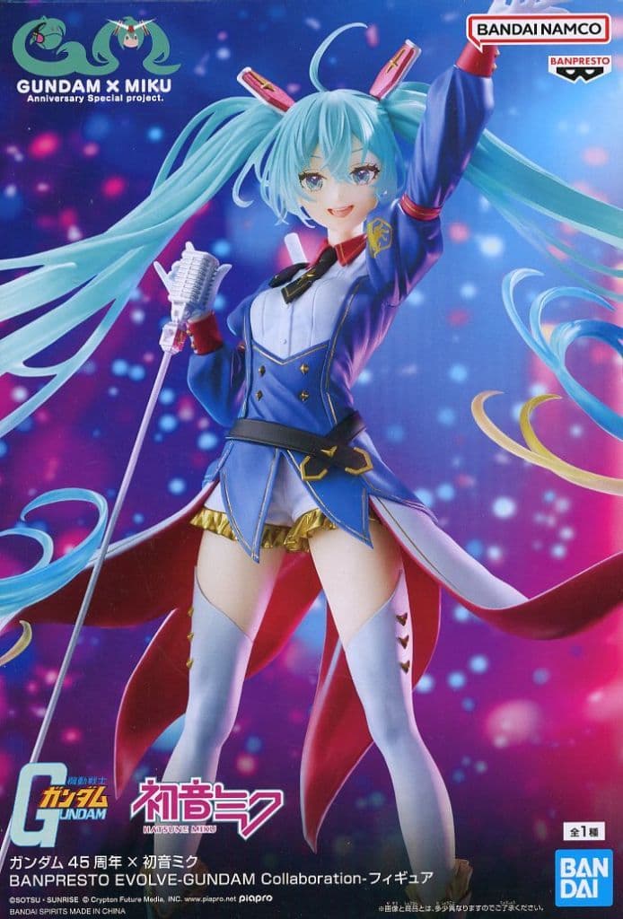 ガンダム45周年×初音ミク BANPRESTO EVOLVE-GUNDAM Collaboration-フィギュア