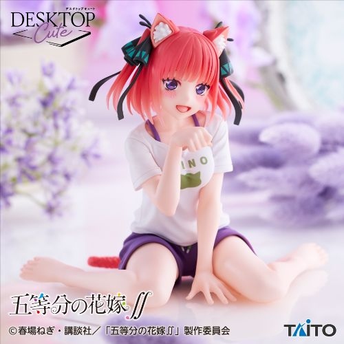 五等分の花嫁 Desktop Cute フィギュア 中野二乃～描き下ろしCat room wear ver.～(再販)