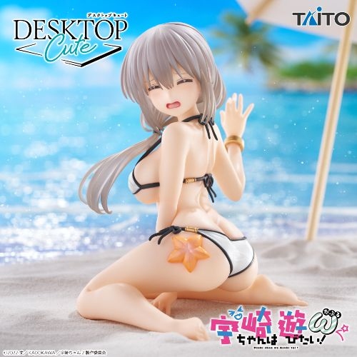 宇崎ちゃんは遊びたい！Ω Desktop Cute フィギュア 宇崎月～浜辺で水着ver.～