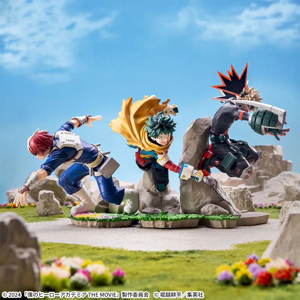 僕のヒーローアカデミア THE MOVIE ユアネクスト XrossLink フィギュア 3種セット