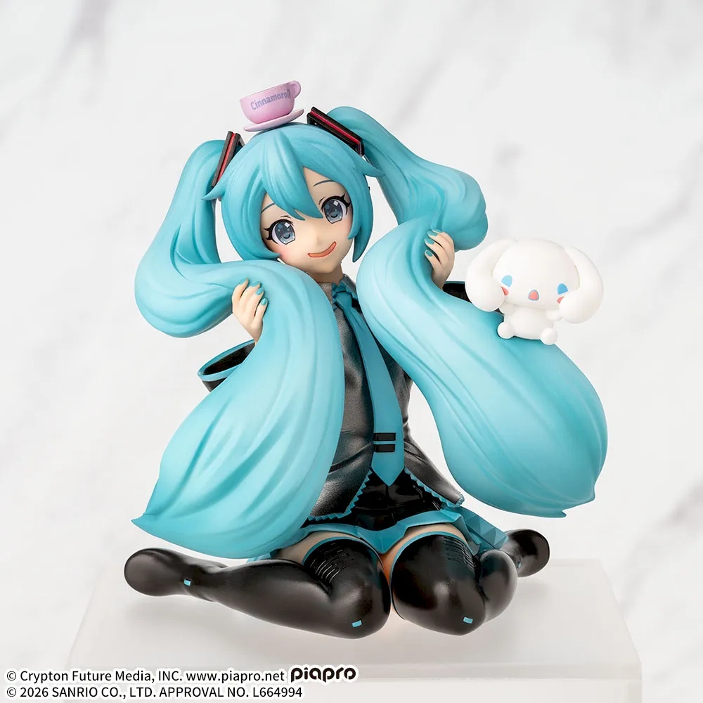 初音ミク×シナモロール ちょこのせプレミアムフィギュア ‐初音ミク×シナモロール‐ もふっとVer.