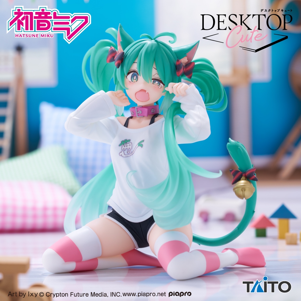 初音ミク Desktop Cute フィギュア ～猫耳Tシャツver.～(再販)