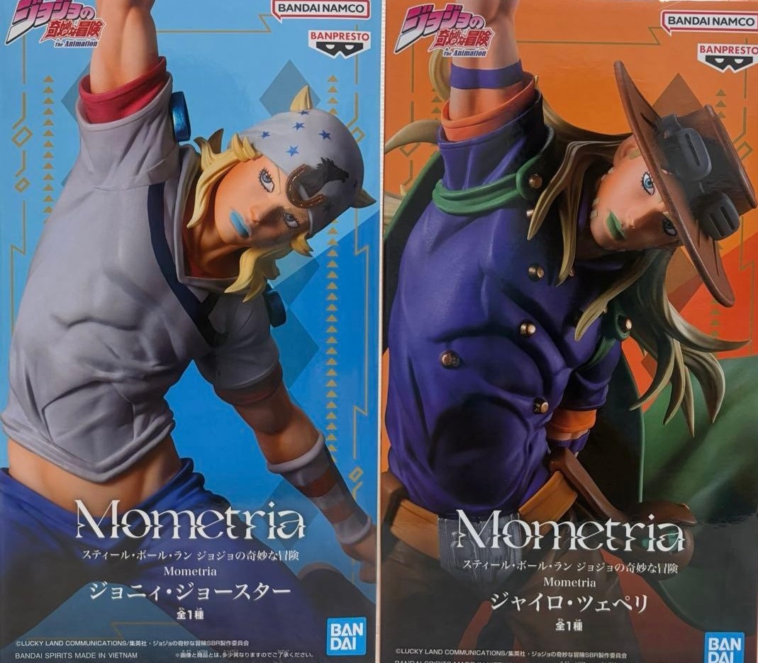 スティール・ボール・ラン ジョジョの奇妙な冒険 Mometria ジャイロ・ツェペリ&ジョニィ・ジョースター 2種セット