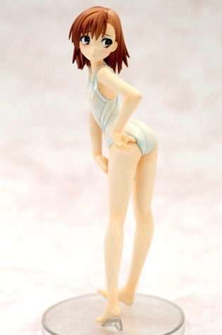 御坂美琴 電撃大王 白水着フィギュア アニメver.