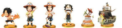 ONE PIECE ワールドコレクタブルフィギュア HISTORY OF ACE (全6種セット)