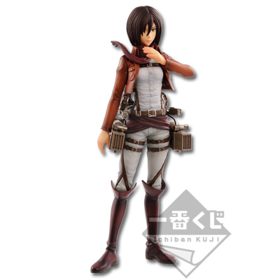 一番くじ 進撃の巨人～くじ奪還作戦～ ラストワン賞 ミカサ・アッカーマンフィギュア立体機動ver.