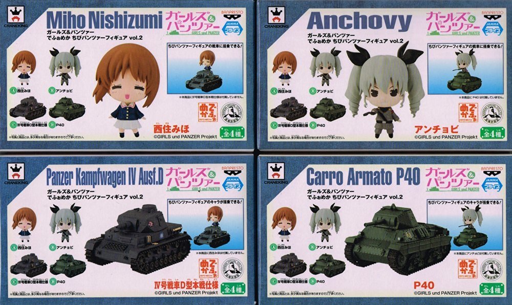 でふぉめか ちびパンツァーフィギュア vol.2 全4種セット
