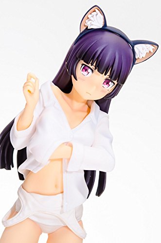 黒猫 今日だけは特別に白スクVer. ねこ耳カチューシャ付