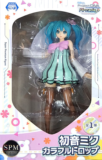 初音ミク Project DIVA Arcade Future Tone スーパープレミアムフィギュア ”初音ミク-カラフルドロップ”