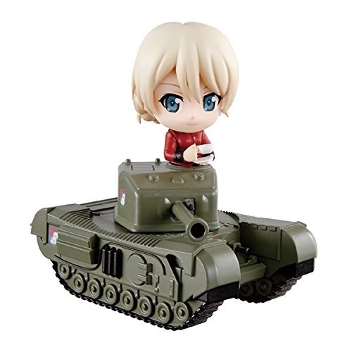 一番くじプレミアム ガールズ&パンツァー 劇場版～戦車道は乙女のたしなみです！：B賞 聖グロリアーナ女学院 ダージリン ちびきゅんキャラ&戦車セット
