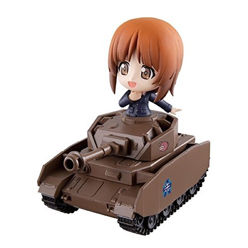 一番くじプレミアム ガールズ&パンツァー 劇場版～戦車道は乙女のたしなみです！： A賞 大洗女子学園 西住みほ ちびきゅんキャラ&戦車セット