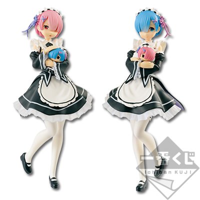 一番くじ Re：ゼロから始める異世界生活 Happy Birthday REM&RAM！ A賞 レムとラム