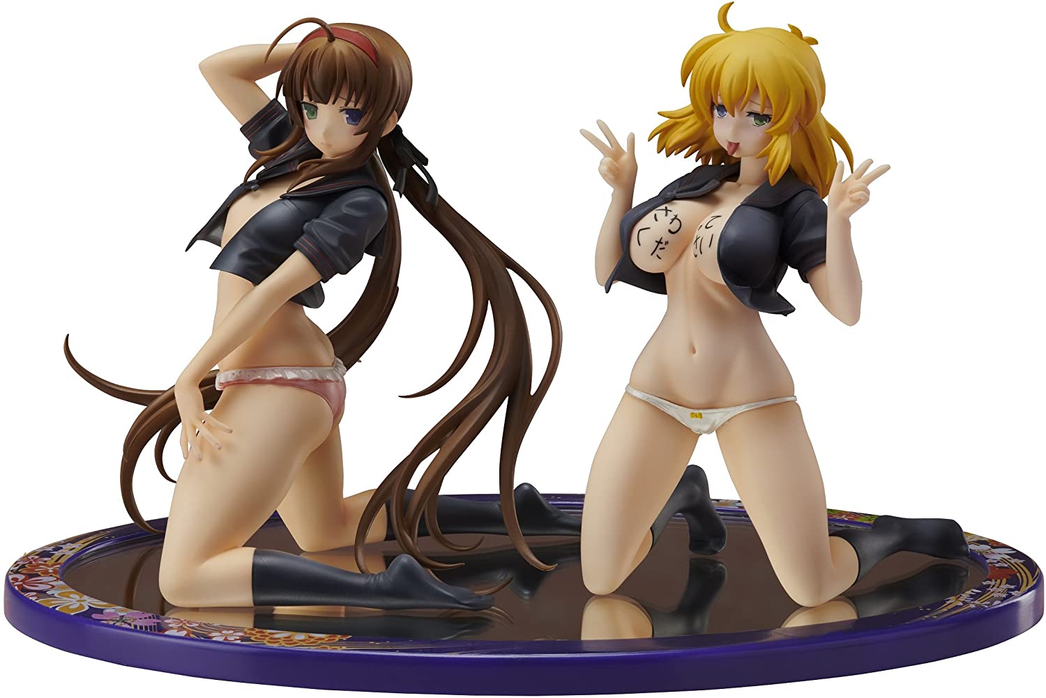 極美Girls Super Premium 閃乱カグラ New Wave Gバースト 両備×両奈 素肌セーラー服Ver.