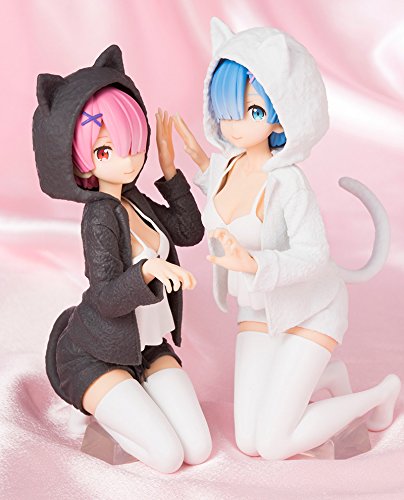 一番くじ Re：ゼロから始める異世界生活 いつでもあなたと一緒だよ ラストワン賞 レム&ラムフィギュア Nyanko modeラストワンver.