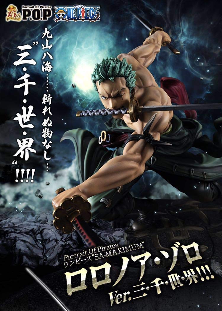 ONE PIECE Portrait.Of.Pirates SA-MAXIMUM ロロノア ゾロ Ver.三・千・世・界 ！！！