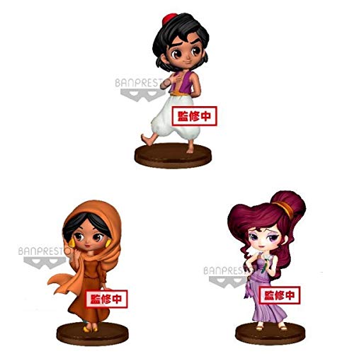 Disney Characters Q posket petit -Aladdin・Jasmine・Megara-