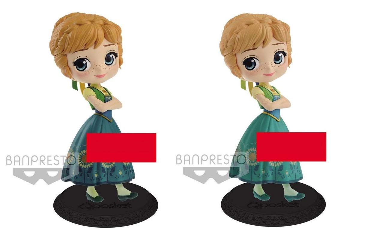 Q posket Disney Character Anna Frozen Fever Design アナ フィギュア 全2種セット
