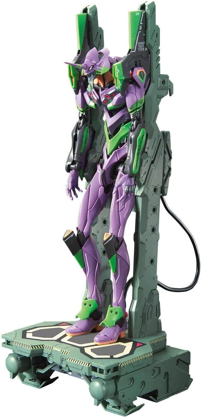 RG エヴァンゲリオン 汎用ヒト型決戦兵器 人造人間エヴァンゲリオン初号機DX 輸送台セット 色分け済みプラモデル