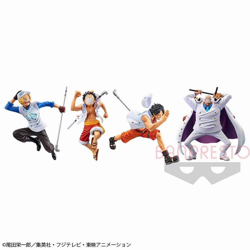 ONE PIECE magazine FIGURE 夢の一枚#1 vol.1～vol.4 ポートガス・D・エース、サボ、モンキー・D・ルフィ、モンキー・D・ガープ 全4種セット