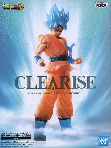 ドラゴンボール超 CLEARISE 超サイヤ人ゴッド超サイヤ人孫悟空