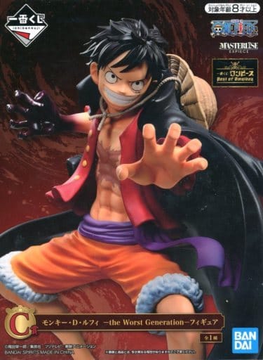 一番くじ ワンピース Best of Omnibus C賞 モンキー・D・ルフィ -the Worst Generation-フィギュア