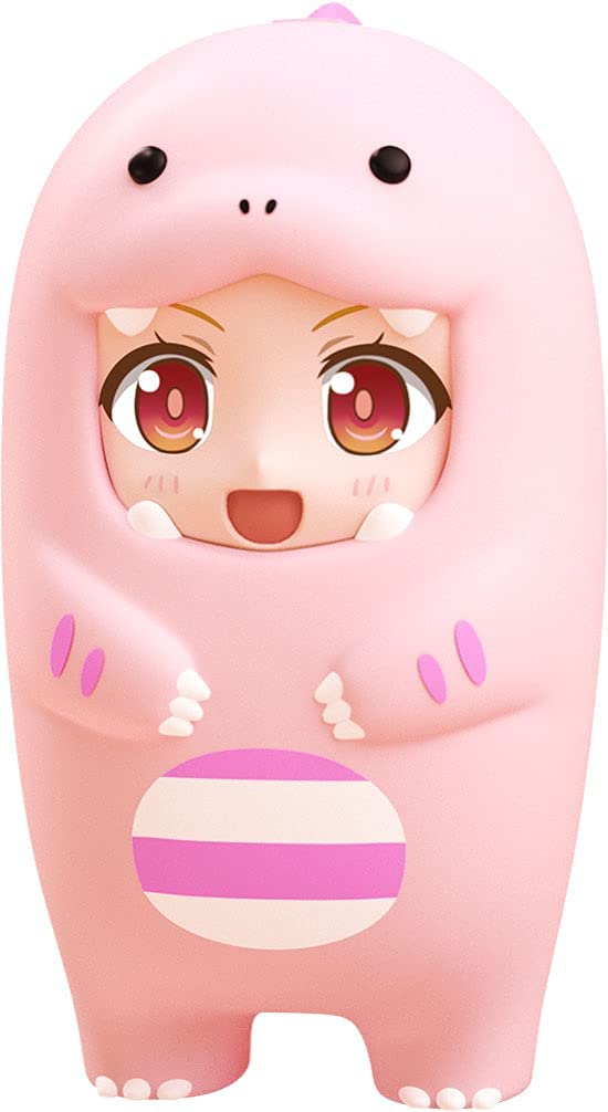 ねんどろいどもあ きぐるみフェイスパーツケース(ピンクきょうりゅう)