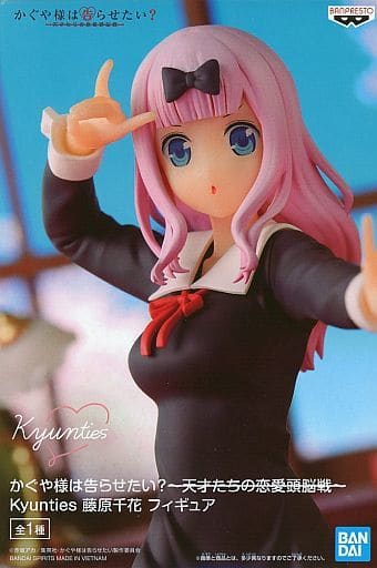 かぐや様は告らせたい？～天才たちの恋愛頭脳戦～ Kyunties 藤原千花 フィギュア
