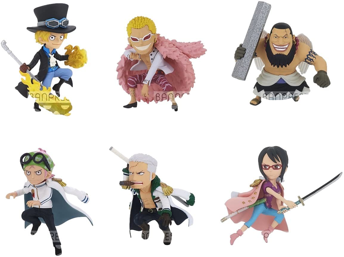 ONE PIECE ワールドコレクタブルフィギュア WT100記念 尾田栄一郎 描き下ろし 大海賊百景4 全6種セット