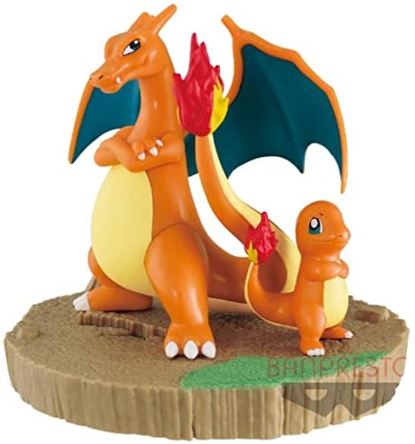 ポケットモンスター しっぽみてみて！ ヒトカゲ&リザードンフィギュア