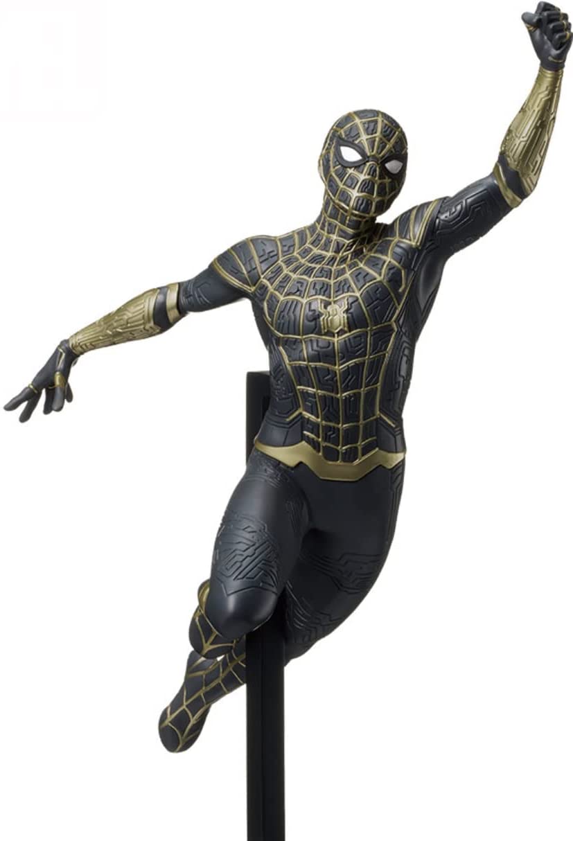スパイダーマン：ノー・ウェイ・ホーム スーパープレミアムフィギュア スパイダーマン ブラック&ゴールドスーツ
