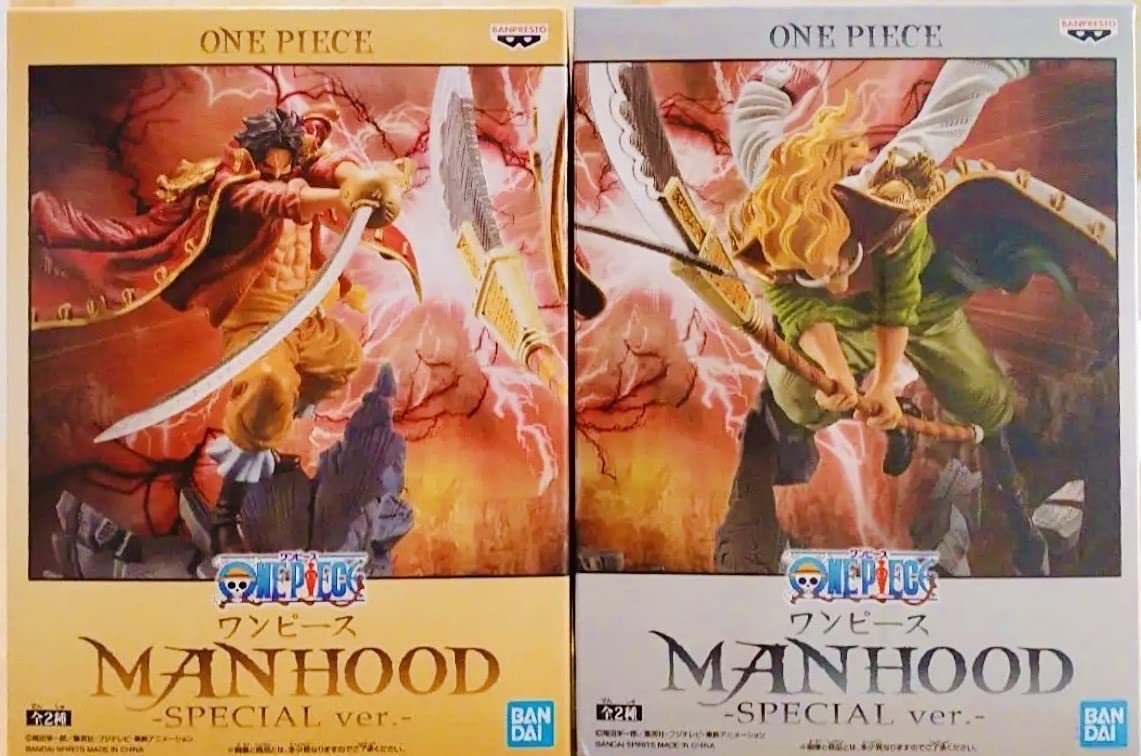 ONE PIECE MANHOOD SPECIAL ver 全2種セット フィギュア エドワード・ニューゲート ゴール・D・ロジャー
