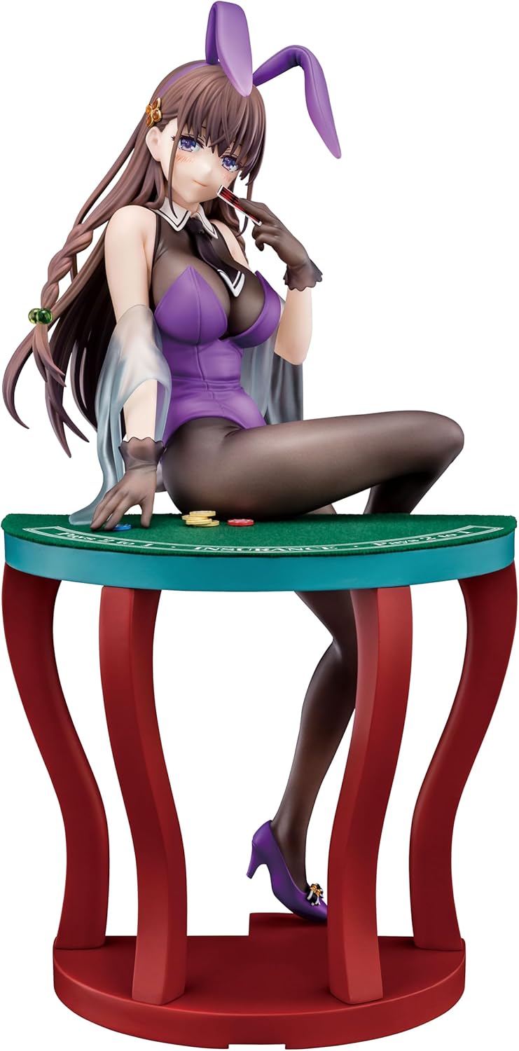 聖剣学院の魔剣使い エルフィーネ・フィレット 花紫のバニーフィギュアwithぺろりシステム