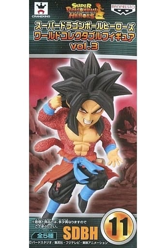 スーパードラゴンボールヒーローズ ワールドコレクタブルフィギュアvol.3 孫悟空：ゼノ 超サイヤ人4