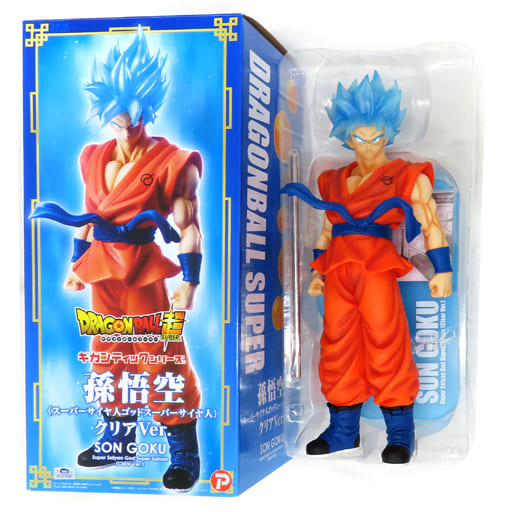 ドラゴンボール超 ギガンティックシリーズ SSGSS(スーパーサイヤ人ゴッドスーパーサイヤ人)孫悟空 クリアカラーVer. 少年リック&プレミアムバンダイ限定