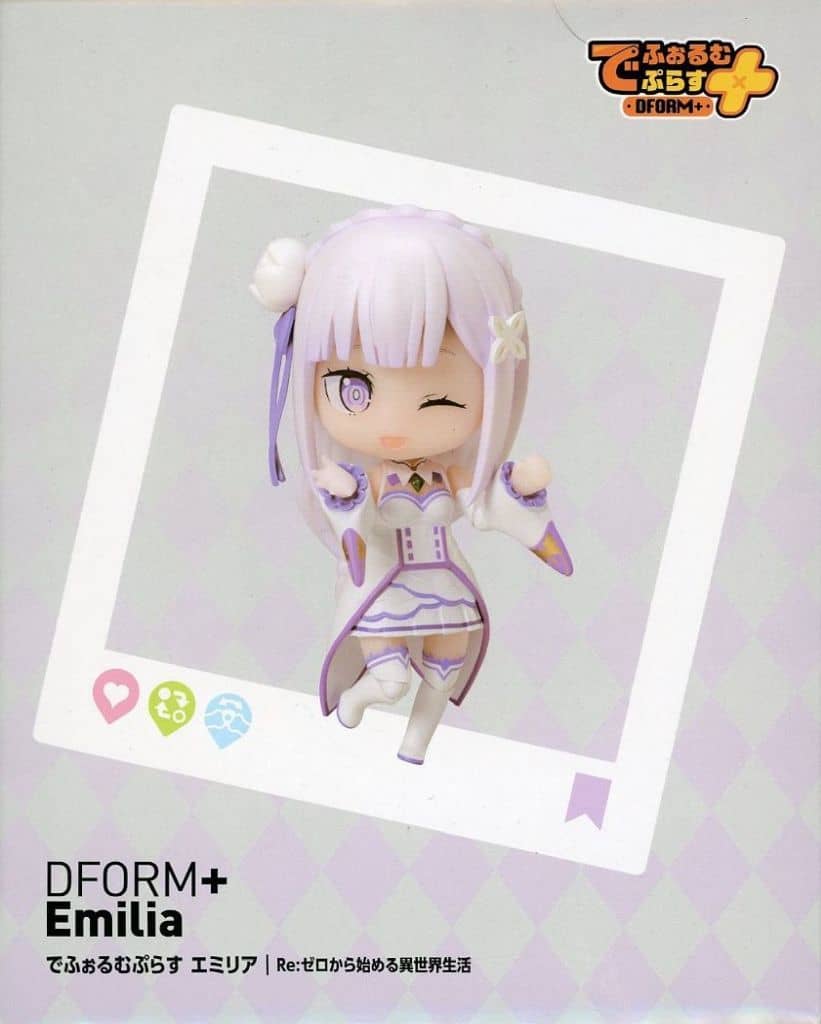 Re：ゼロから始める異世界生活 でふぉるむぷらす エミリア フルアクションデフォルメフィギュア
