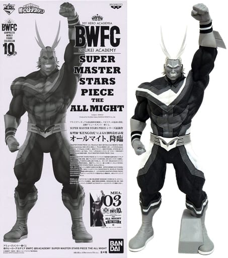 アミューズメント一番くじ 僕のヒーローアカデミア BWFC 造形Academy SUPER MASTER STARS PIECE THE ALL MIGHT THE TONES賞 オールマイト(C/白黒トーン彩色)