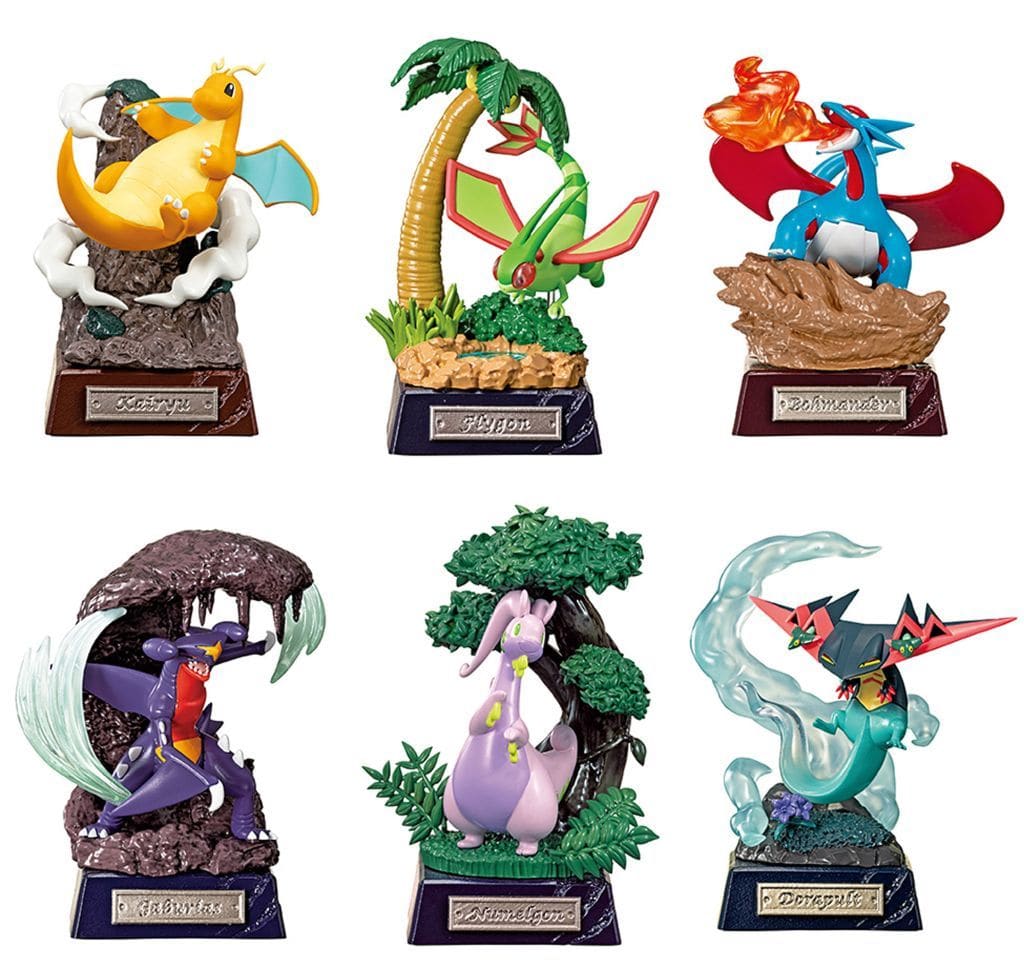ポケットモンスター POCKET STATUE -ドラゴンタイプ- 6個入りBOX