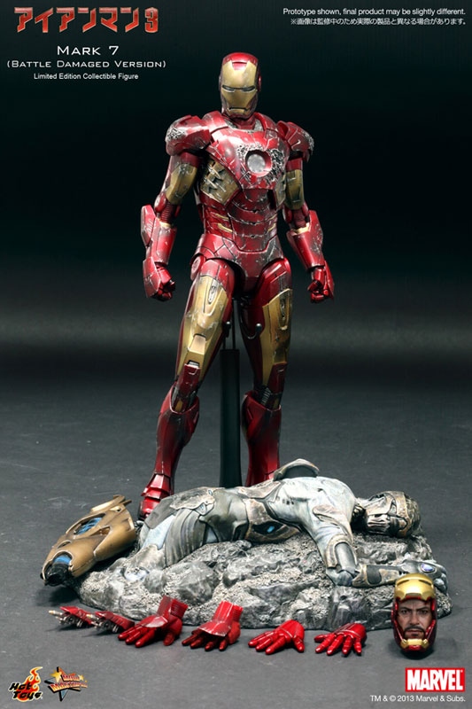 ムービー・マスターピース アベンジャーズ 1/6スケールフィギュア アイアンマン・マーク7(バトルダメージ版) (トイサピエンス限定)