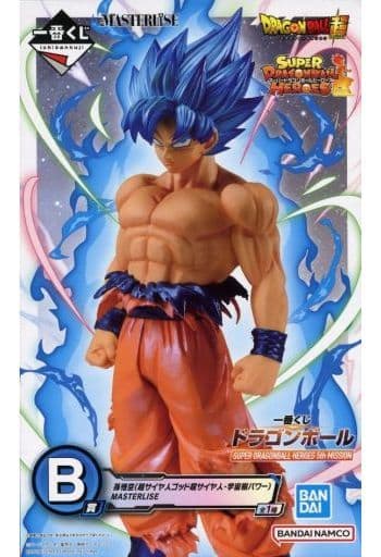 一番くじ ドラゴンボール SUPER DRAGONBALL HEROES 5th MISSION 孫悟空(超サイヤ人ゴッド超サイヤ人・宇宙樹パワー) MASTERLISE B賞 フィギュア