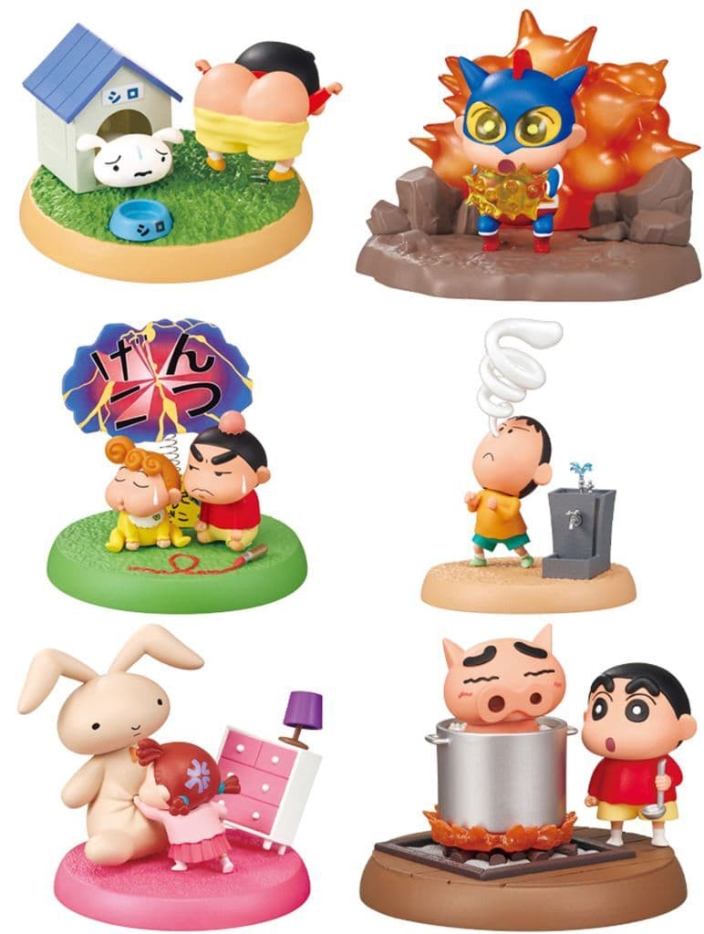 すぷるん！ クレヨンしんちゃん ゆれる！オラのハチャメチャアクション劇場！！ 6個入りBOX